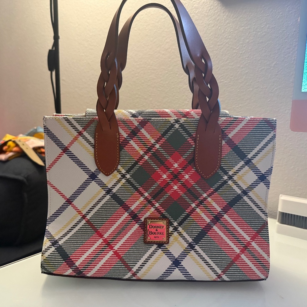 Dooney & Bourke Plaid Satchel